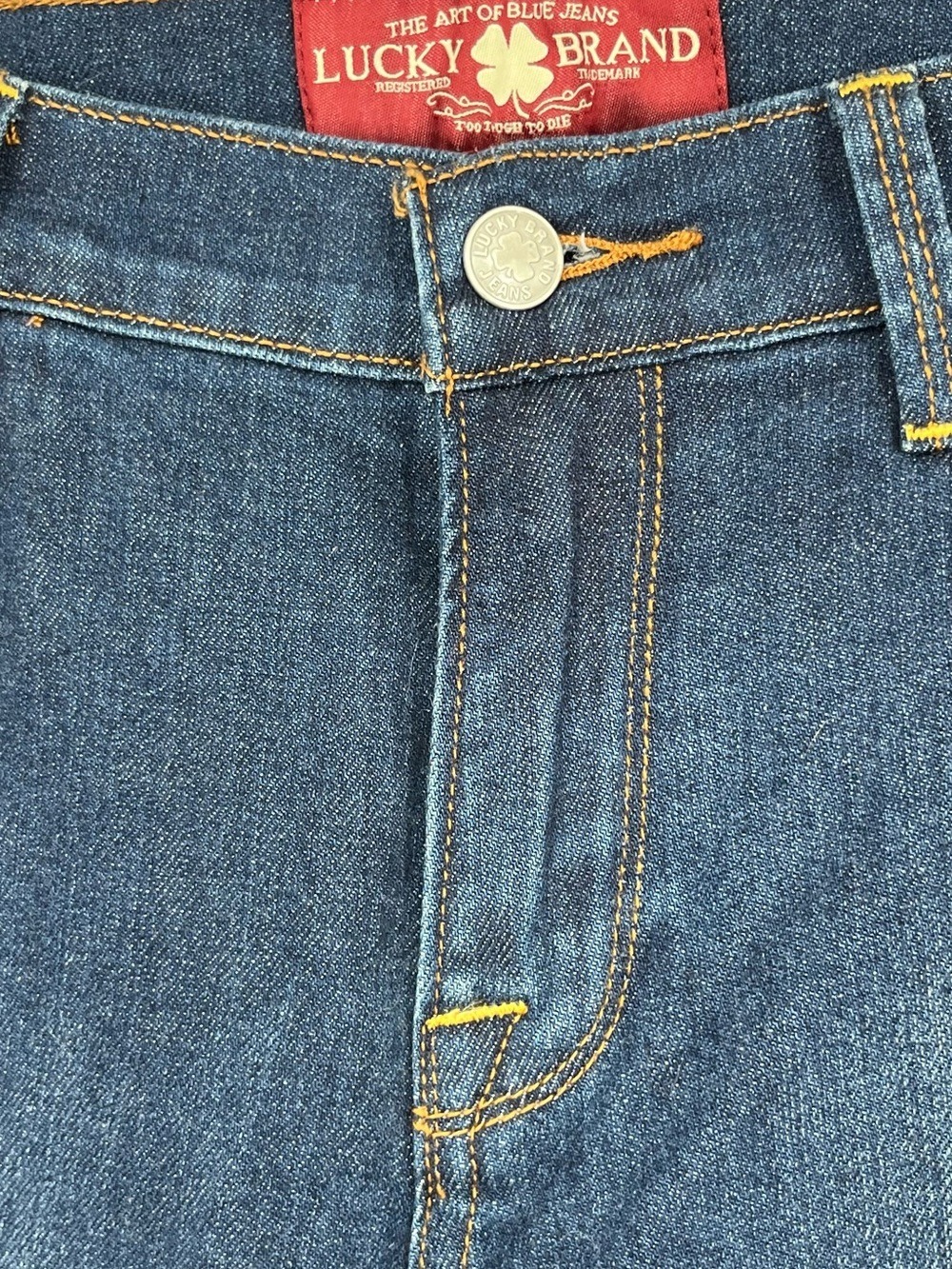 Lucky Brand Sofia Dark Blue Boot Cut Jeans sz 12/31 reg. NWT - Picture 4 of 14